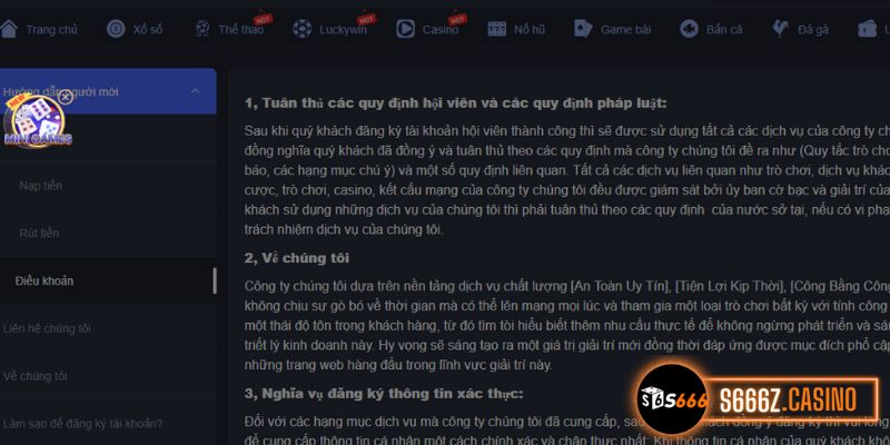 dieu khoan su dung s666 2