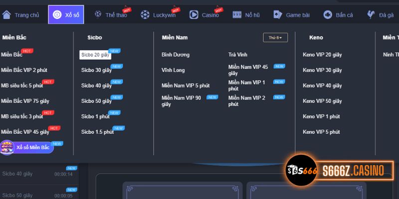 Xổ số online s666 casino